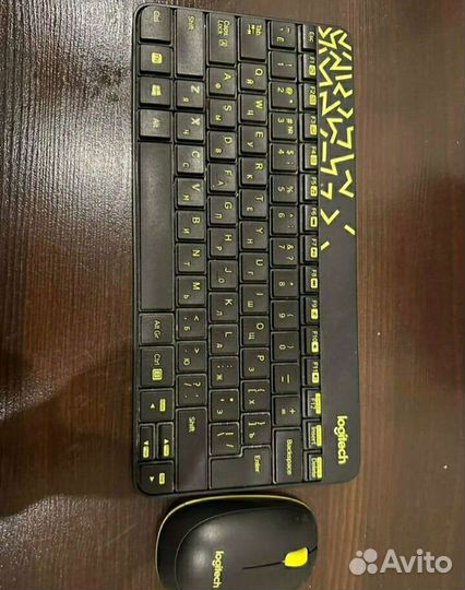 Клавиатура+мышь logitech