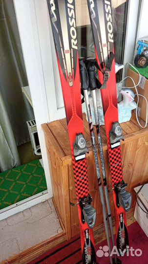 Горные лыжи с ботинками 43