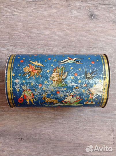 Коробка ларец из-под подарка новогоднего 1957г