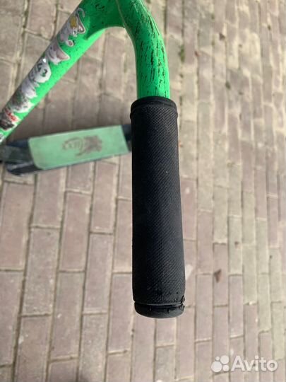 Самокат трюковой Grit Fluxx черно-зеленый