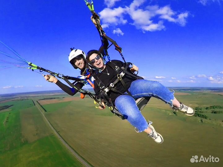 Полет на параплане с инструктором Нижний Новгород