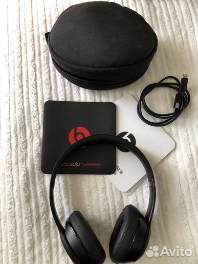Беспроводные наушники beats solo black