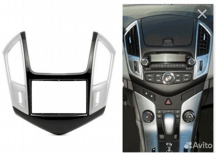 Переходная рамка 2din шевроле круз 2012+ переходни