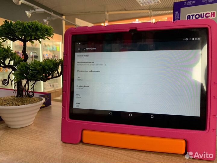 Детский планшет atouch KT36 6\256Gb (новый)