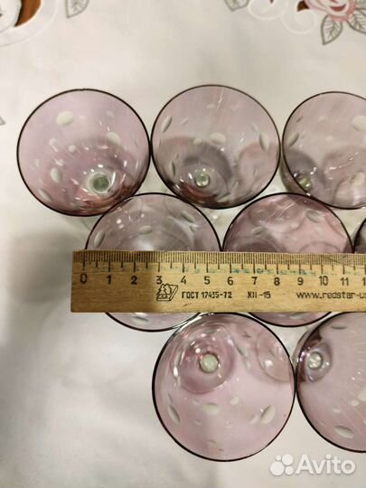 Хрустальные рюмки на ножке СССР