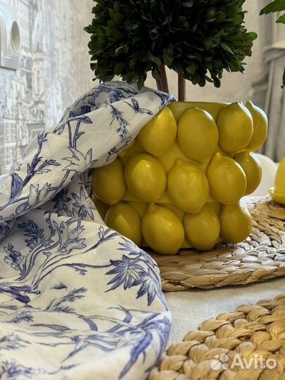 Горшок с лимонами