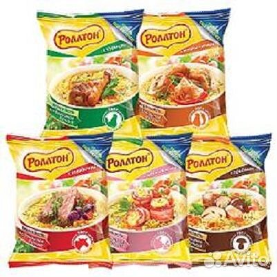 Роллтон лапша 60гр (в ассортименте)