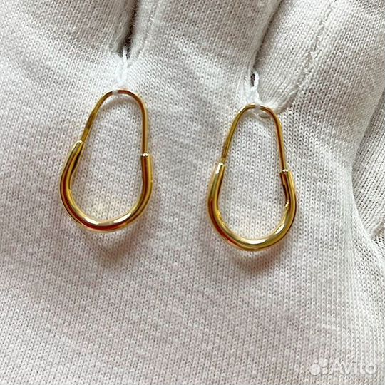 Золотые серьги