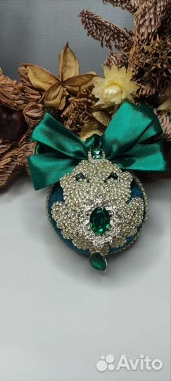 Новогодние шары ручной работы