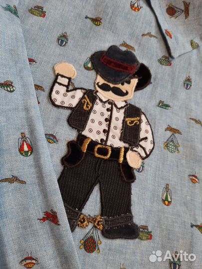 Рубашка детская лен