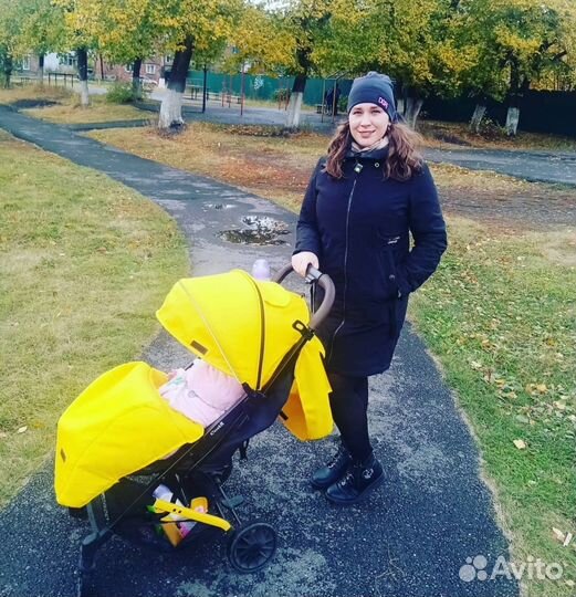 Детская прогулочная легкая коляска