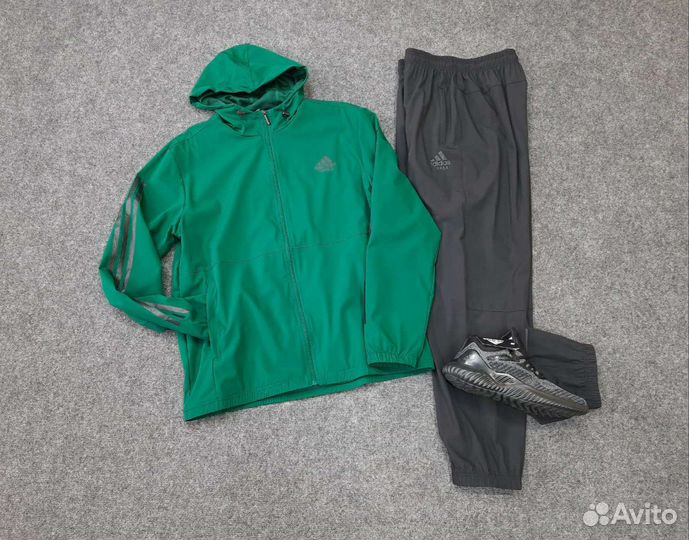 Спортивный костюм большой р-р артикул 069 зелёный