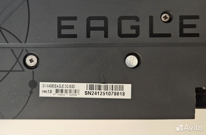 Gigabyte Eagle RTX 4060, 8Gb, идеал/из пк