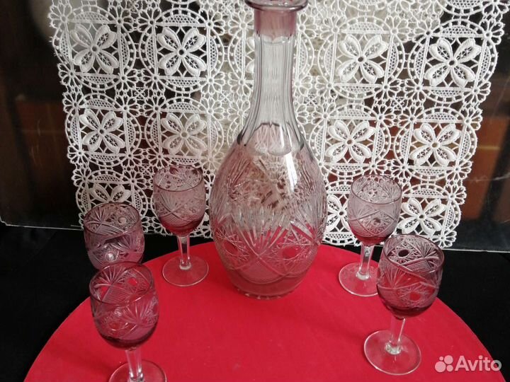 Графин с рюмками СССР