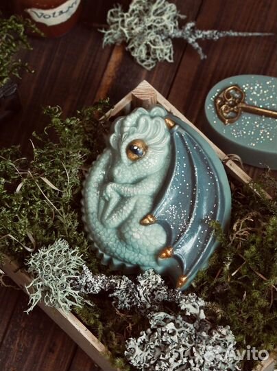 Мыло ручной работы,дракон