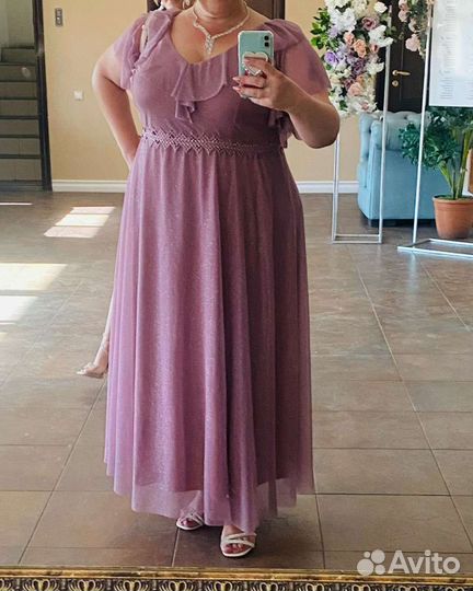 Вечернее платье длинное р 58-64