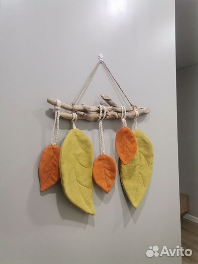 Осеннее панно листья. Декор настенный