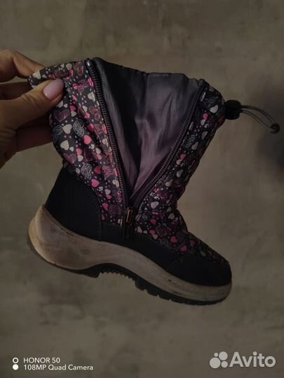 Сапоги зимние для девочки 30