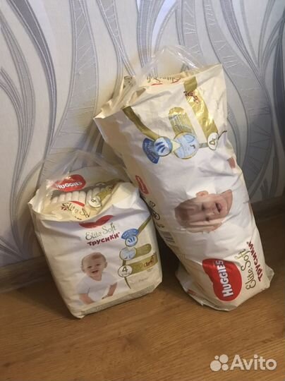 Памперсы детские 4