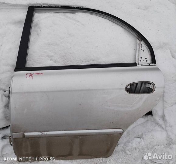Дверь задняя левая Hyundai-Kia Spectra (2рест) SD