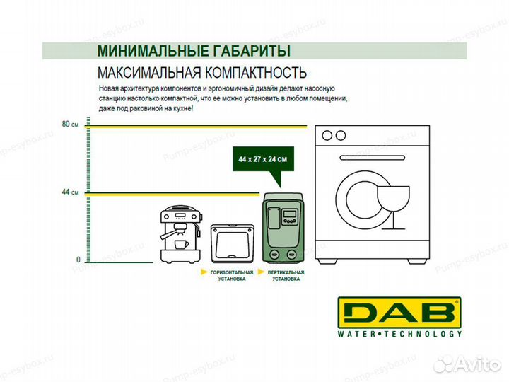 Насосная станция для воды,DAB e.sybox mini3