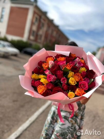 Роза Уфа доставка 50 см 58р