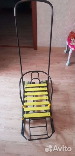 Детские санки на колесах