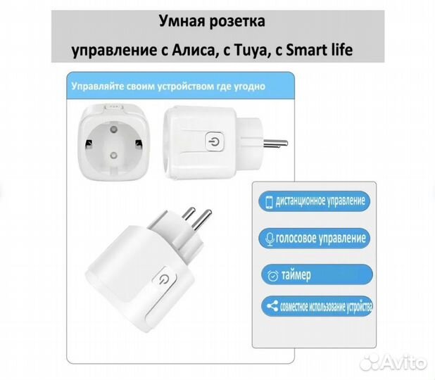 Wi-Fi розетка Smart Plug