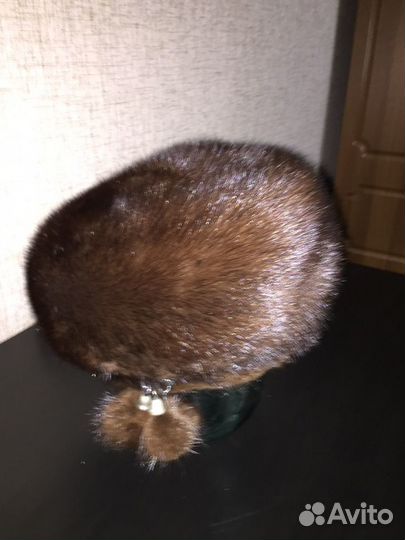 Шапка норковая женская