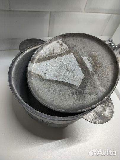 Кастрюля литая алюминиевая
