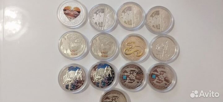 Монеты серебро