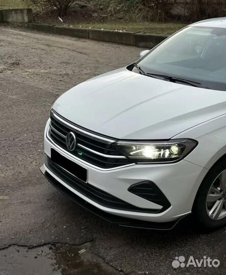 Сплиттер губа на бампер Volkswagen