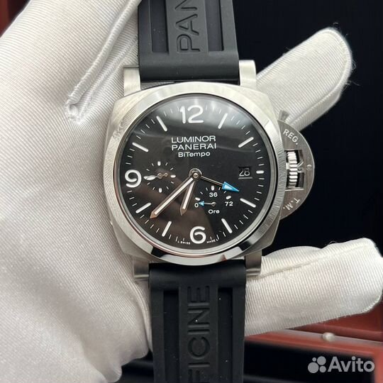 Часы Panerai Luminor 1950 3 Days GMT Acciaio PAM