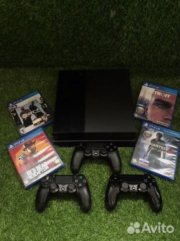 Sony playstation 4 + много игр купить в Екатеринбурге | Электроника | Авито