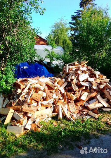 Дрова колотые сухие