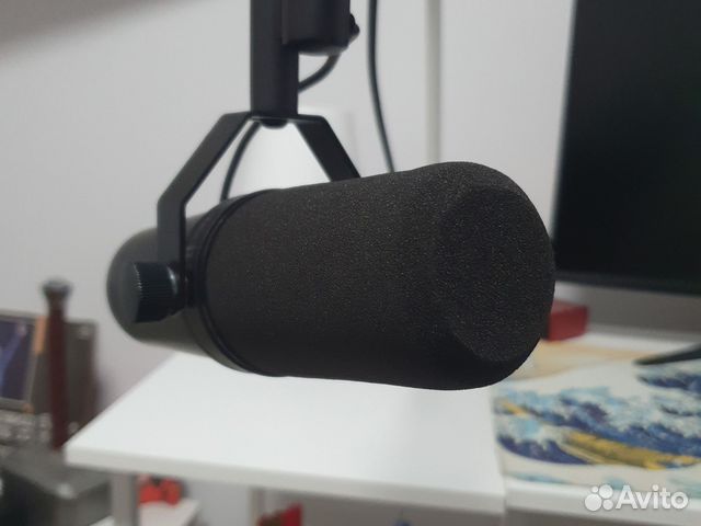 Микрофон shure sm7b + пантограф купить в Москве | Электроника | Авито