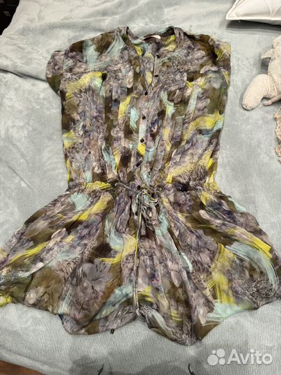 Туника платье шелк 100% mattew wilyamson