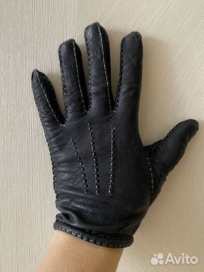 Перчатки женские кожаные 7.5