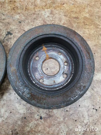 Диск тормозной задний Chevrolet Lacetti хэтчбэк