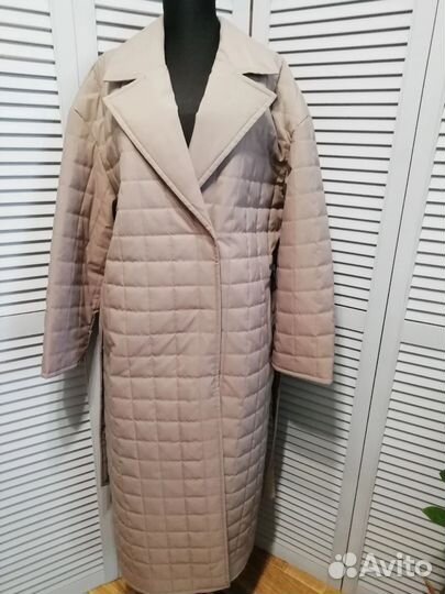 Пальто стеганное демисезонное новое zarina р. 50