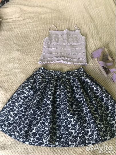 Юбка Kira Plastinina, топ hm