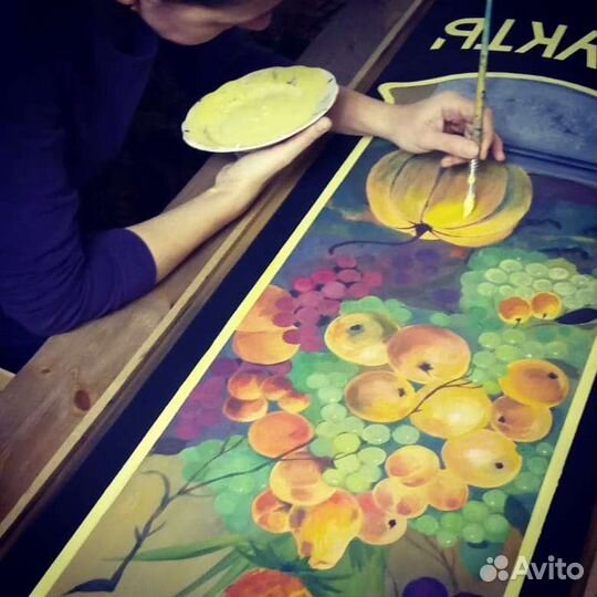 Роспись стен, арт объектов