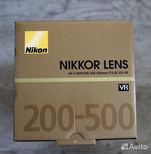 Nikon 200-500 f5.6E ED VR AF-S Nikkor, Новый