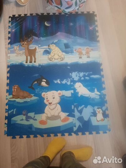 Детский коврик пазл