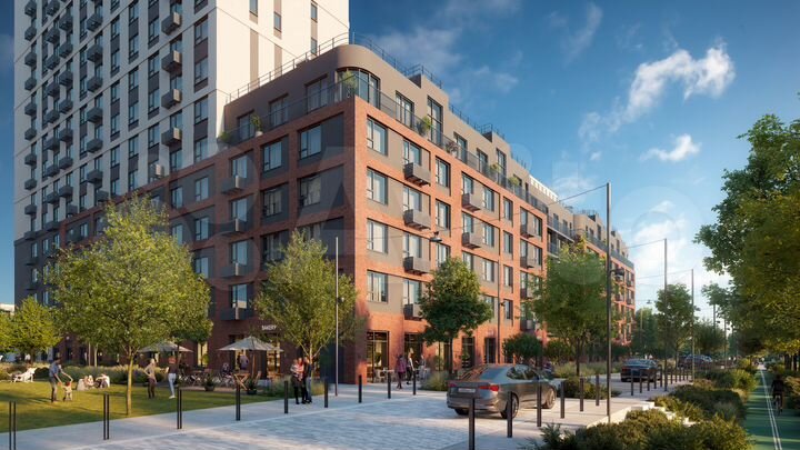 Квартира-студия, 28,6 м², 6/10 эт.