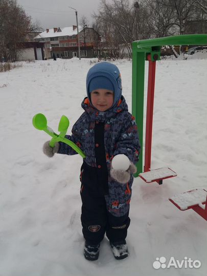 Зимний шлем для мальчика