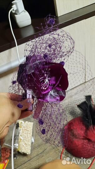 Свадебная шляпка