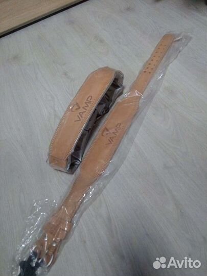 Ремень пояс для тяжёлой атлетики кожаный