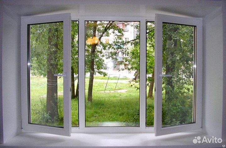 Пластиковые окна и балкон