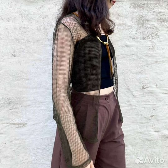 Накидка в сетку